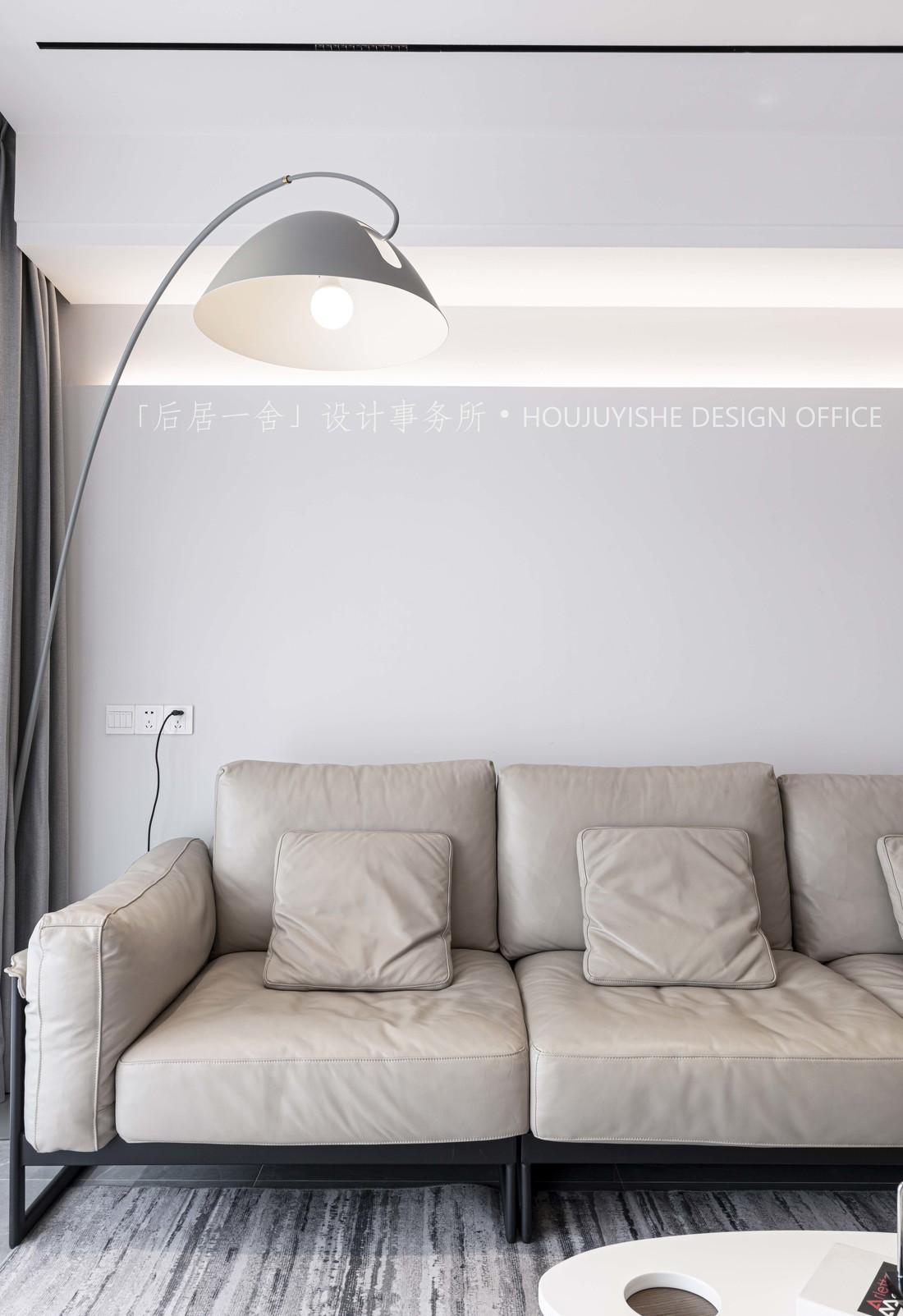 120 平现代质感极简之家-32