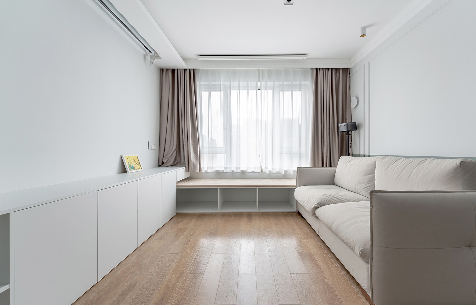 55㎡小户型重拾复古味，让家处处透露精致和浪漫-3