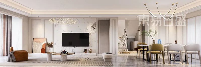 240㎡婚房装修，现代风也可以很浪漫！-14