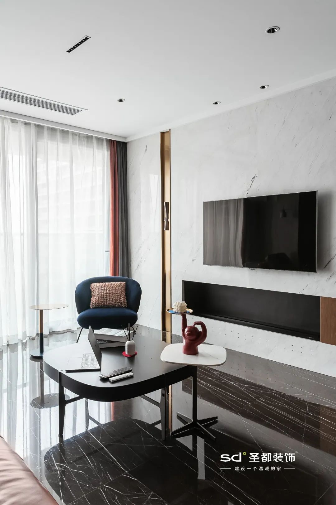 现代简约风家居,主卧占⅓太享受,神仙衣帽间心动 100%!-2