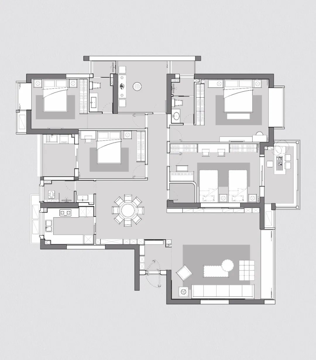 梦里 · 现代都市的自然质朴之家丨中国汕头丨麦圆 Dream Design-26