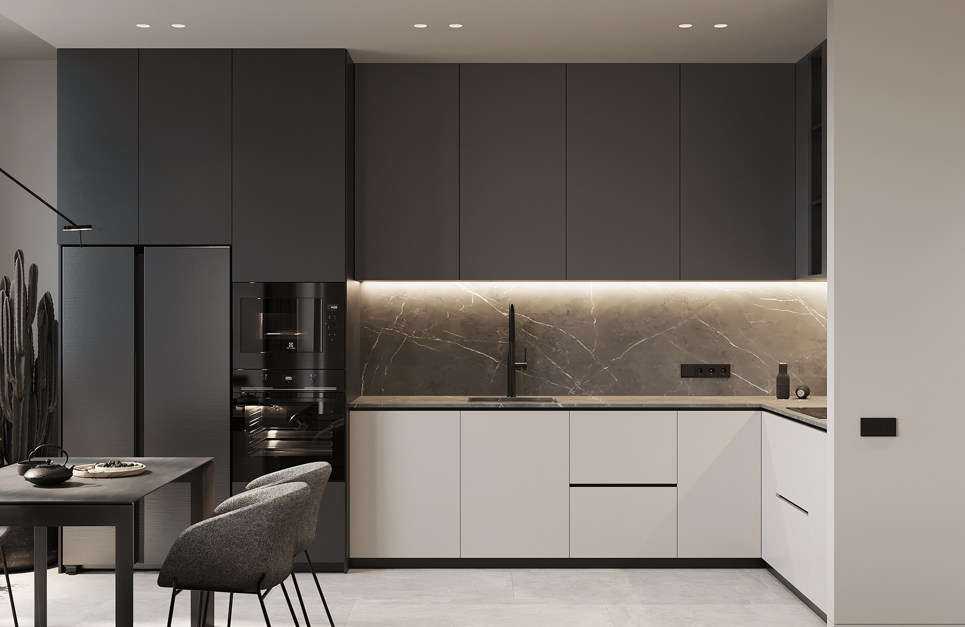 84㎡现代简约二居室丨OD design studio-35