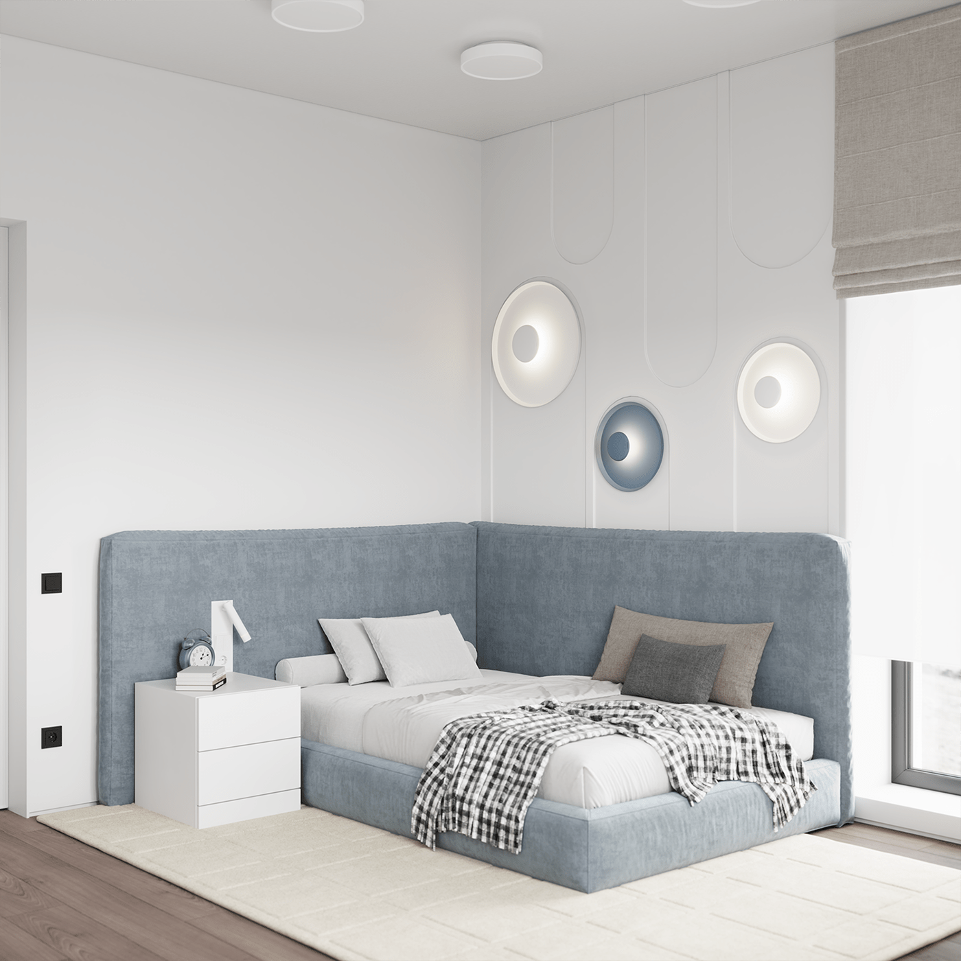 现代简约 多色系空间设计！-16