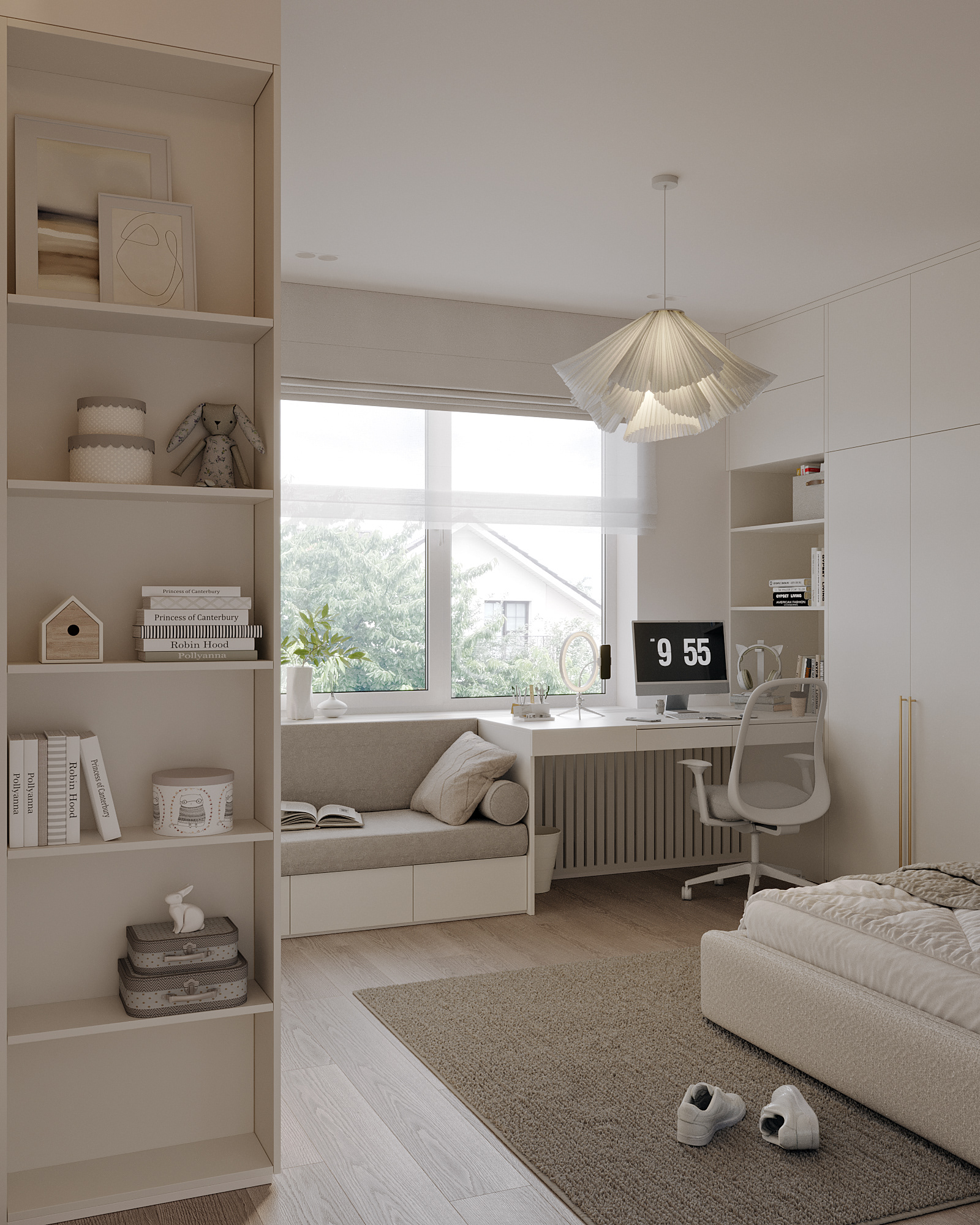 私人住宅里的女孩房间丨LV Interiors-8
