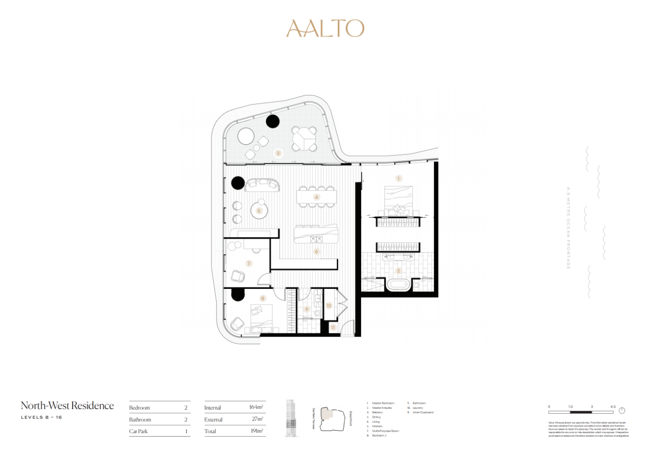 澳大利亚黄金海岸 AALTO 公寓丨Conrad Gargett-20