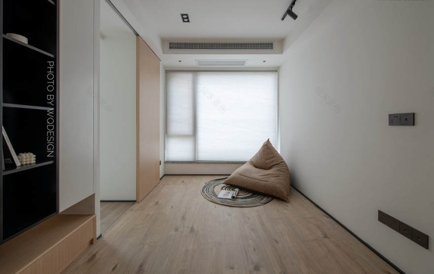 杭州江南国际城 105㎡原木极简空间设计-33