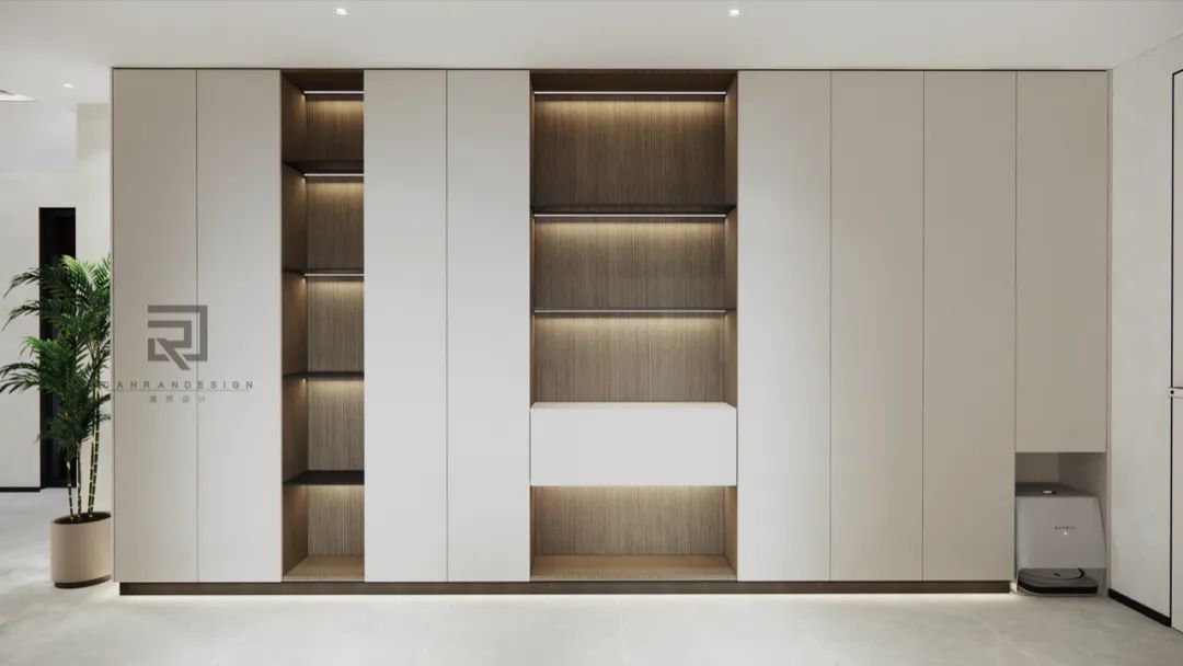 嘉陵江天 · 220㎡天际大平层的阔景设计与生活品味丨中国渝北丨澹然团队,橙色软装-27