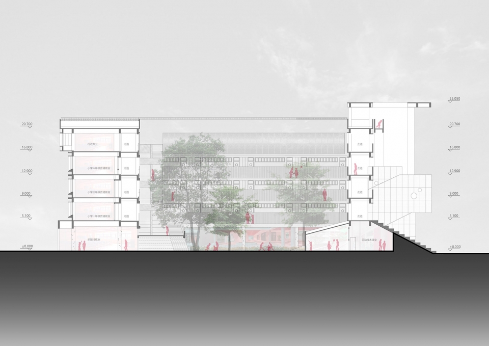 华中师范大学附属龙园学校 | 绿色校园，互动空间-101