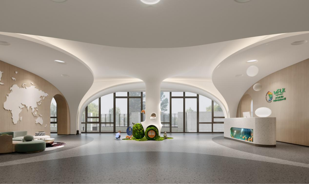 宁波杭州湾世界外国语学校室内装修设计项目丨中国宁波丨上海霍尼建筑设计事务所-17