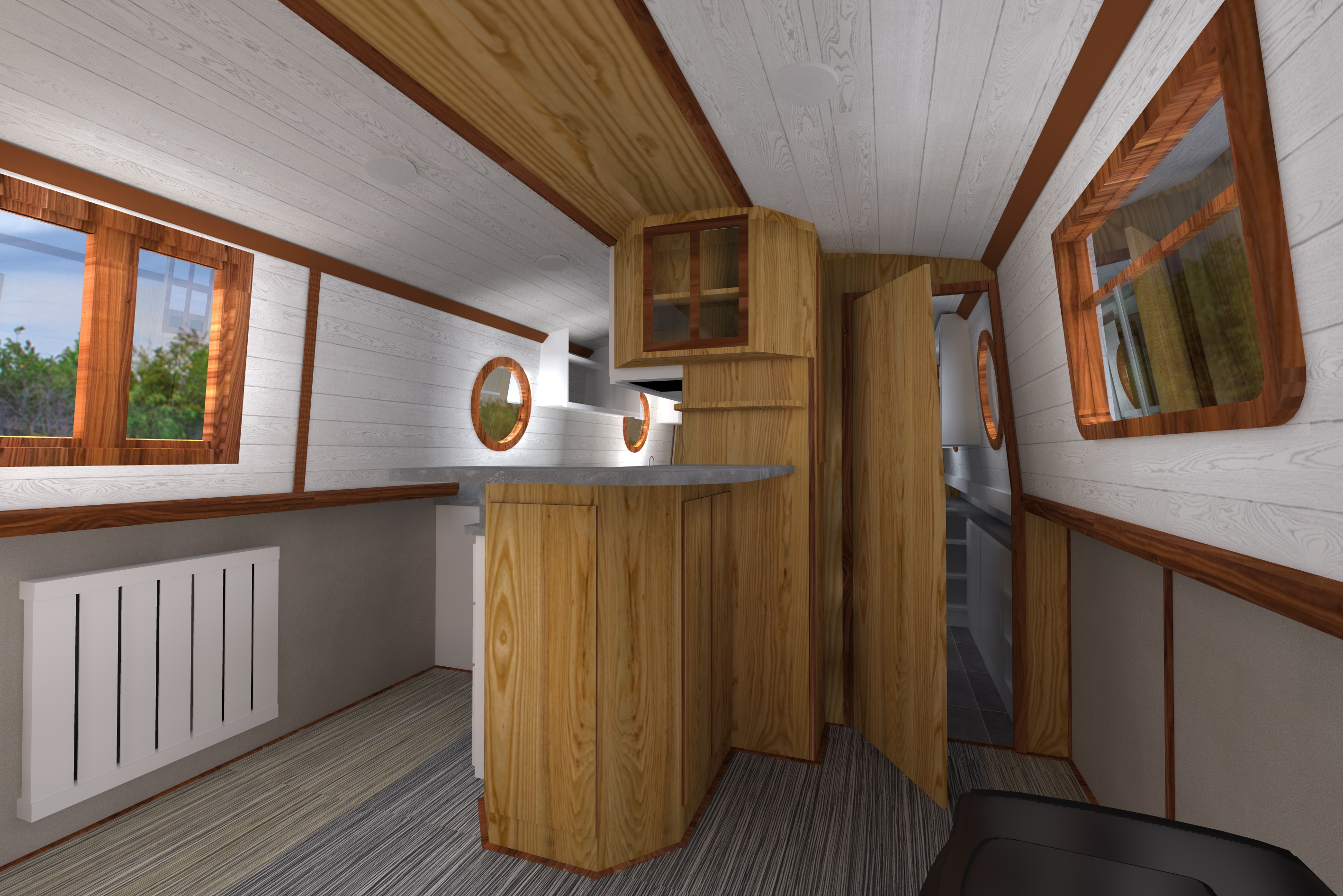 CANAL BOAT TB3 layout VCB-8