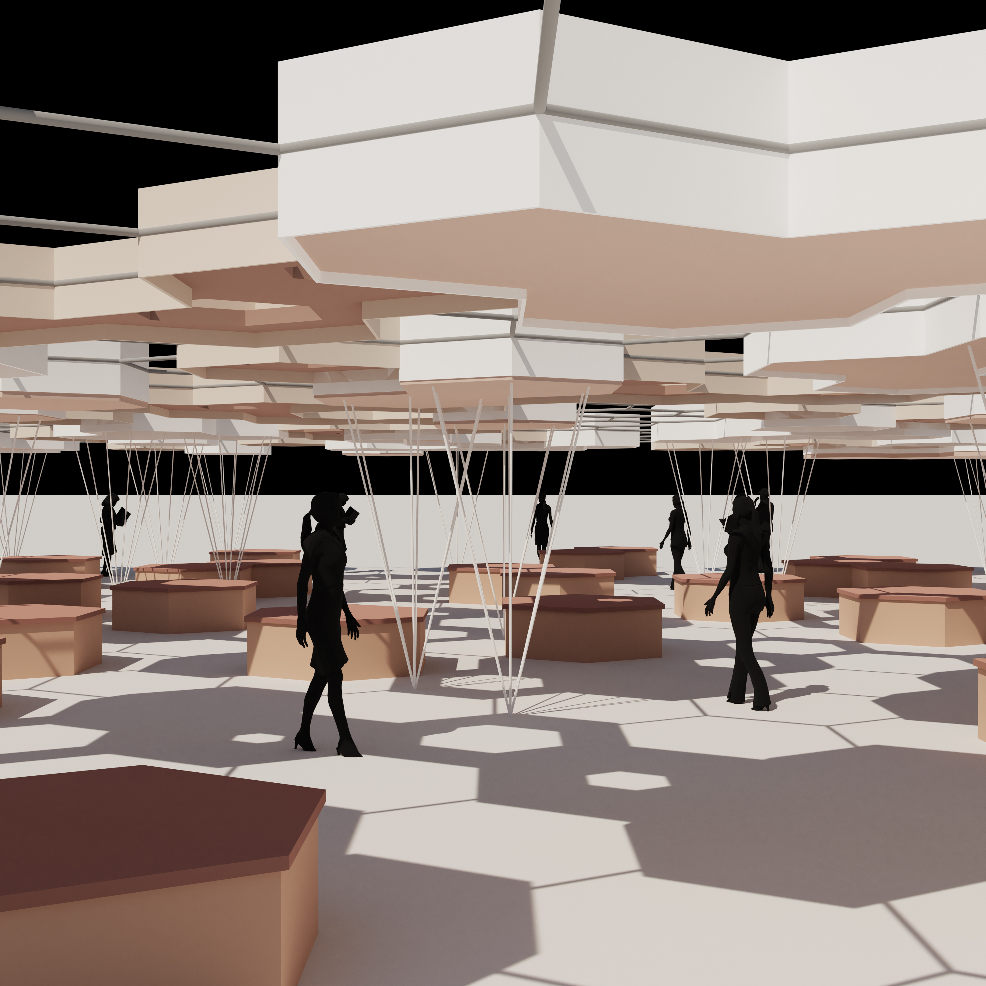 Hexagon Shade Pavilion Rhino Grasshopper Tutorial-16