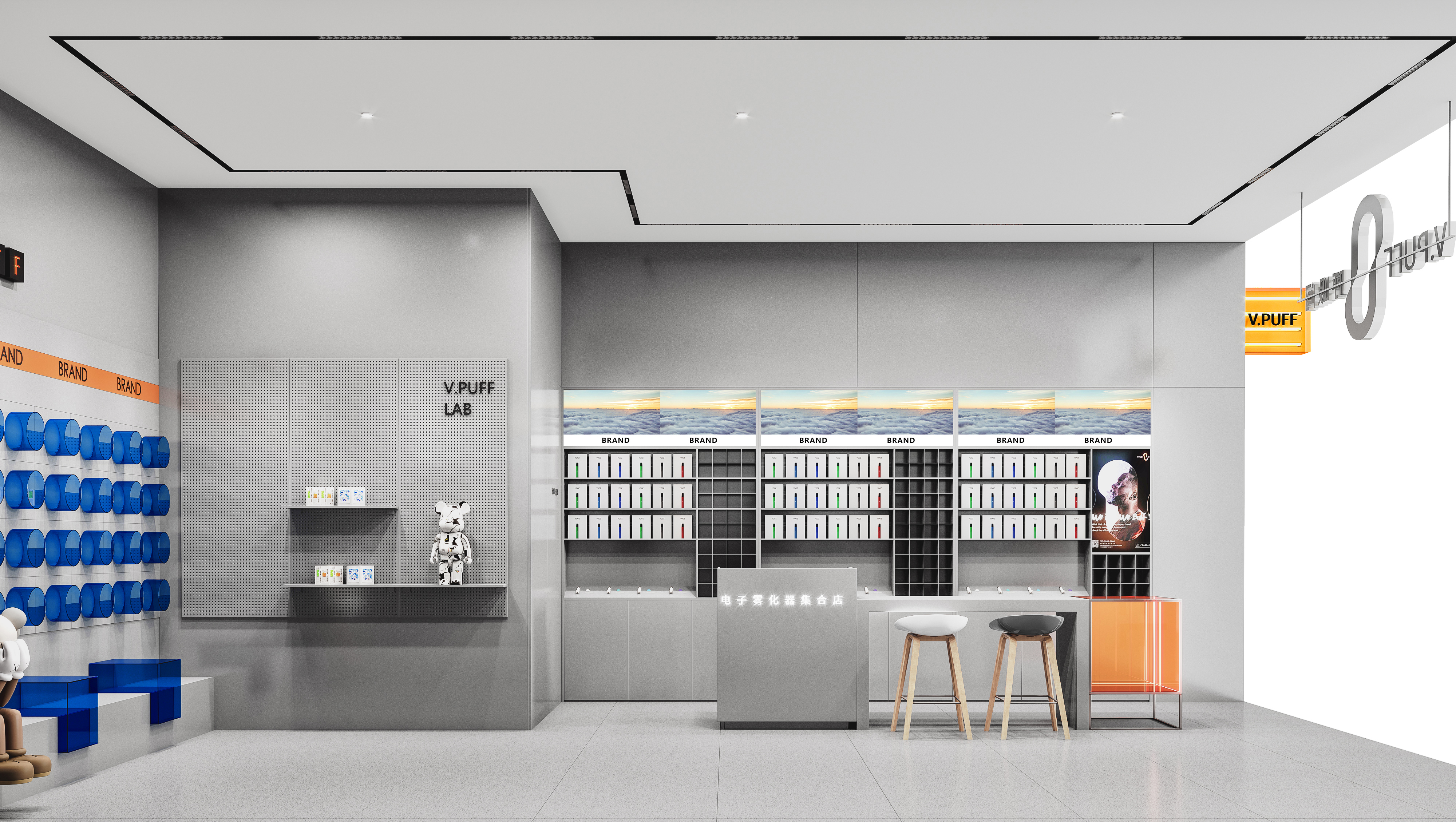 V·PUFF 呼吸间 SI+VI 整案设计丨中国深圳丨1CUBE 壹立方,VIWU 唯悟-18