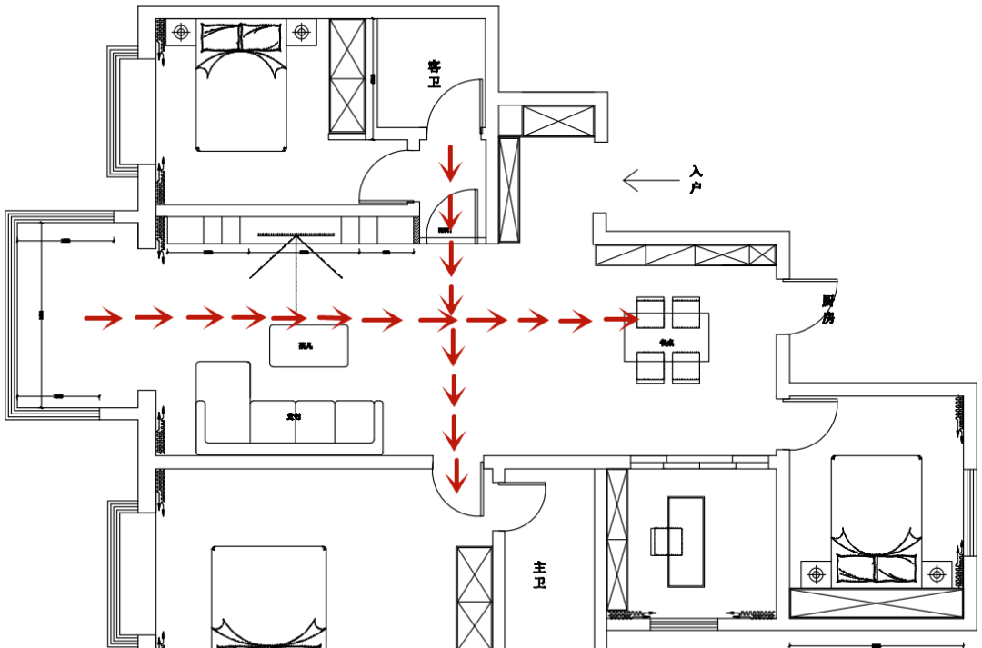 现代简约拱形门设计-12