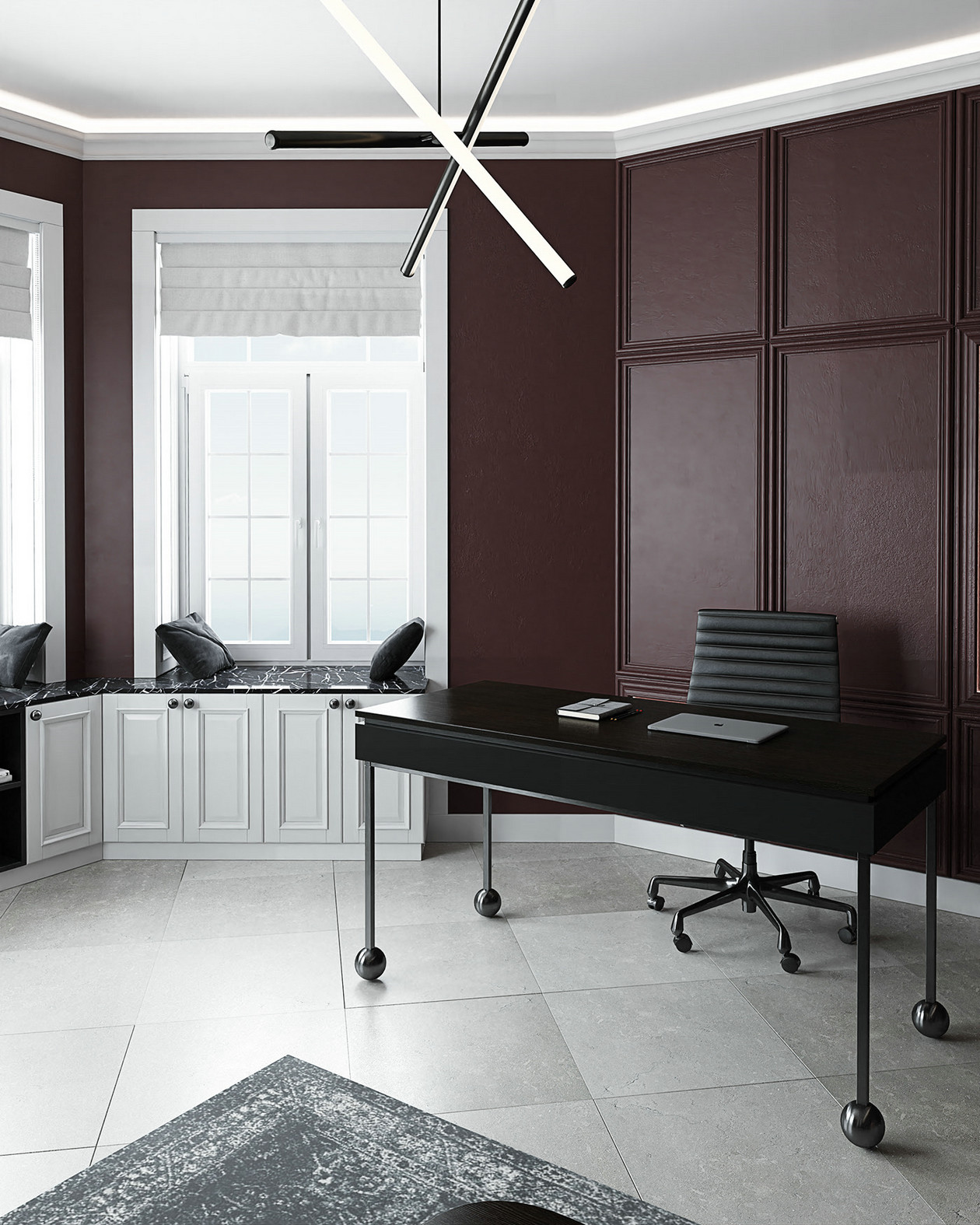 高级黑+蓝色组合设计-25