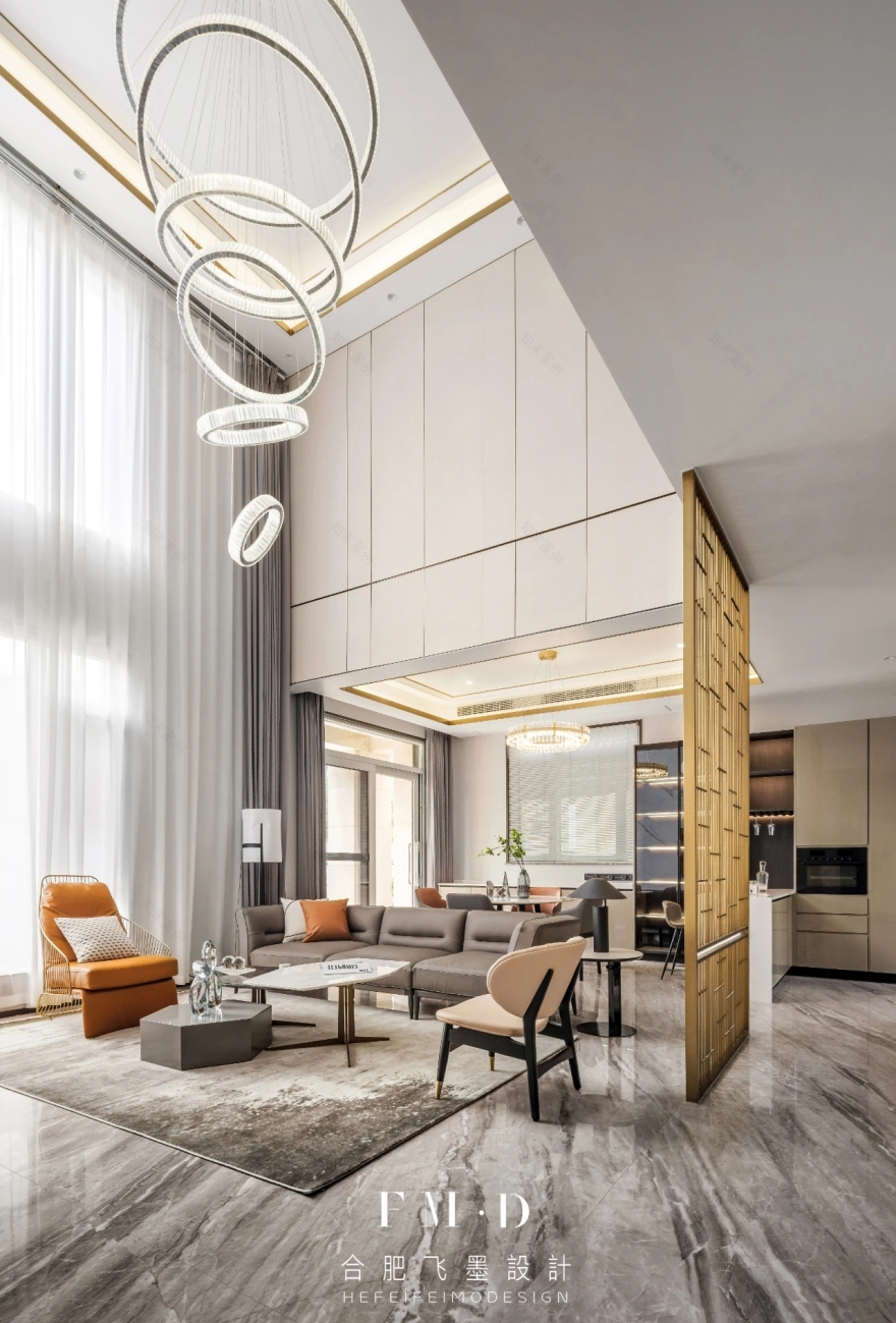 《光熠》· 合肥铂悦庐州府别墅设计丨中国合肥丨安徽飞墨设计-12
