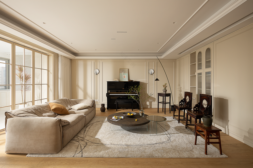现代法式 300㎡大平层设计丨中国上海丨上海示觉室内设计事务所-13