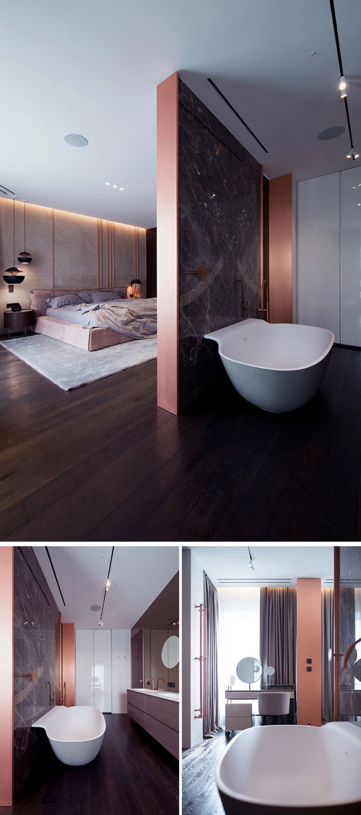 Soft Copper公寓 | YØDezeen Architects-7