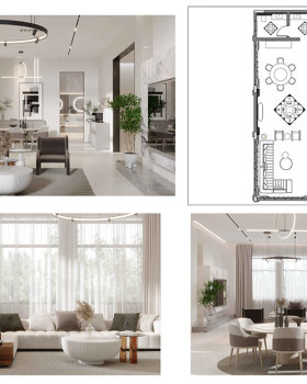 Shop Drawing For Living and Dining