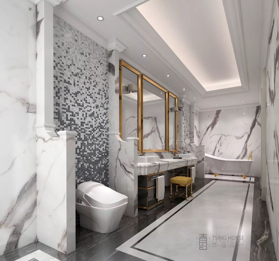 华侨城·108 坊新法式风格家装设计-73