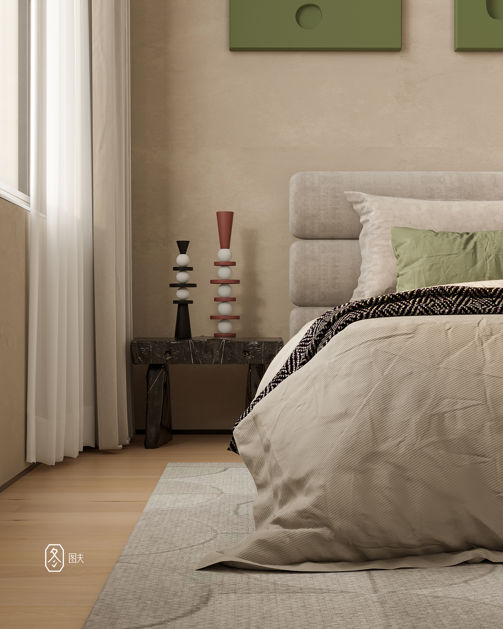 落日余晖温馨暖意满满的空间设计丨图夫 x 金该-16