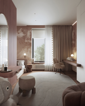 DESIGN PROJECT FOR A GIRL'S ROOM | Детская для девочки