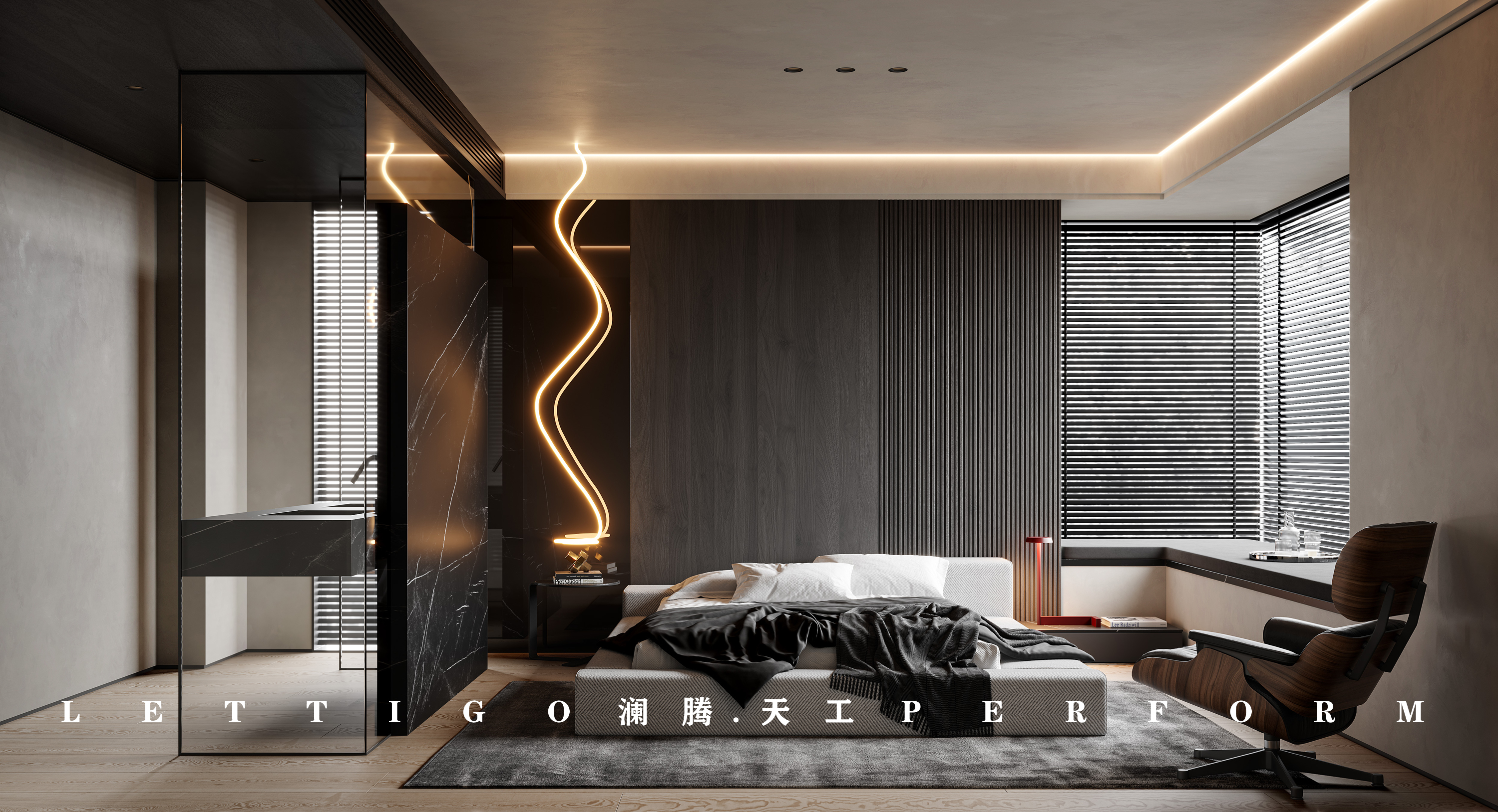 现代极简+暗黑调，形成高级感的居家名片-10