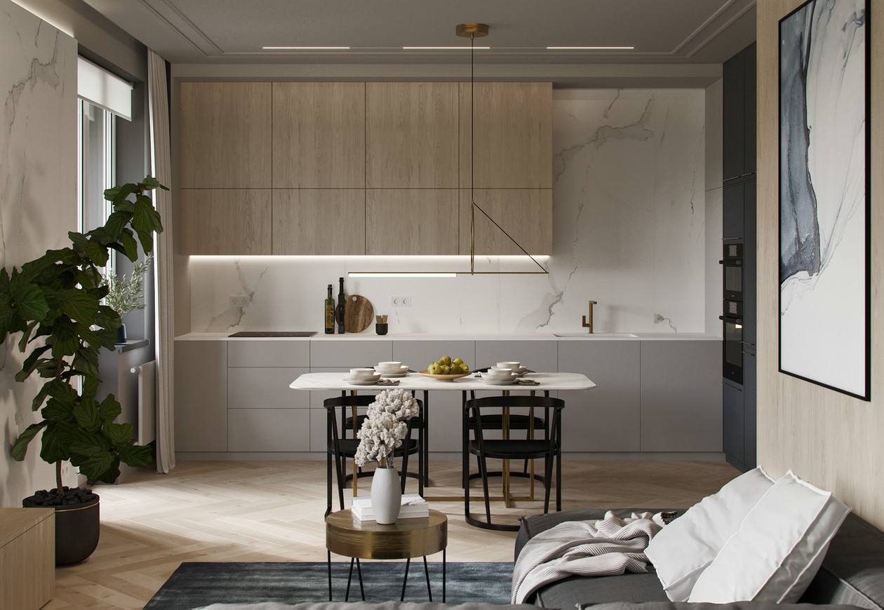 100㎡小空间设计，原来小空间也可以这么美！-5