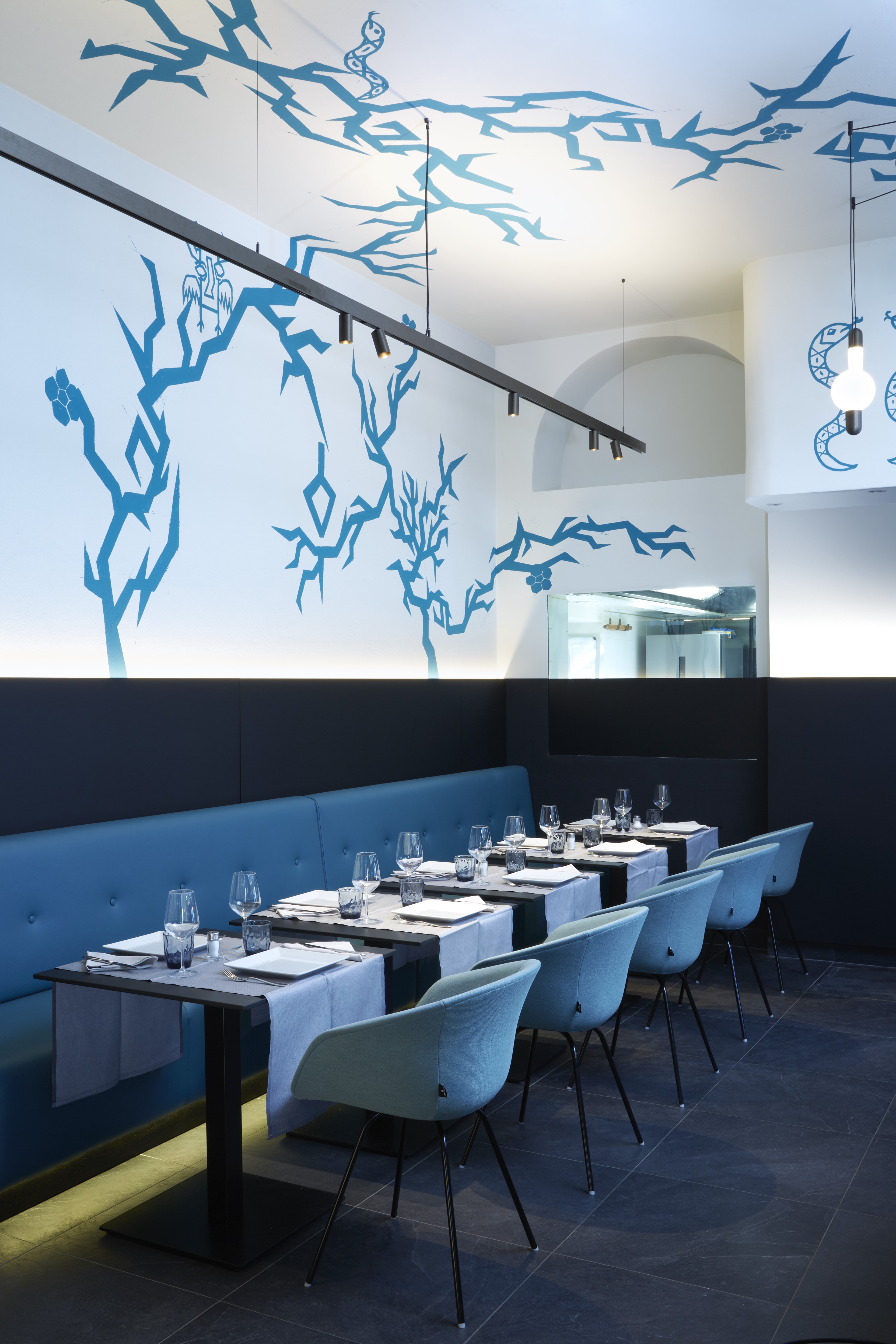 Dinky Ristorante, Milan | Architekturbeleuchtungsprojekte | Modular L.I. | Modular Lighting Instruments: Architektonische Beleuchtung-7