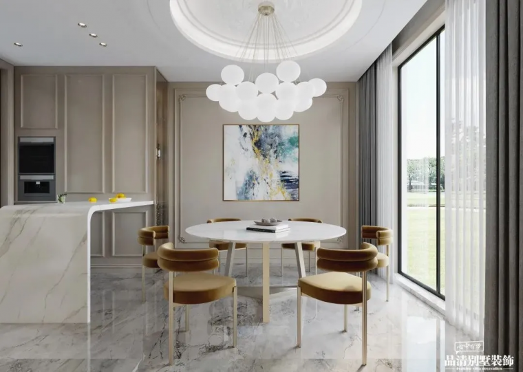 别墅装修 · 440㎡现代美式风格案例赏析-5