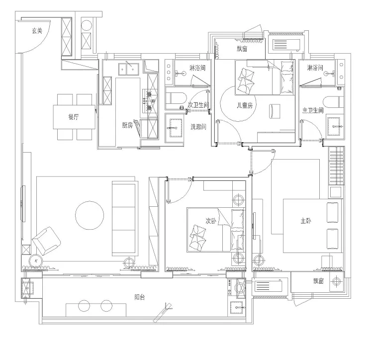 绿滋肴绿梦·洪洲书院样板间丨中国南昌丨东莞市金秋装饰设计有限公司-53