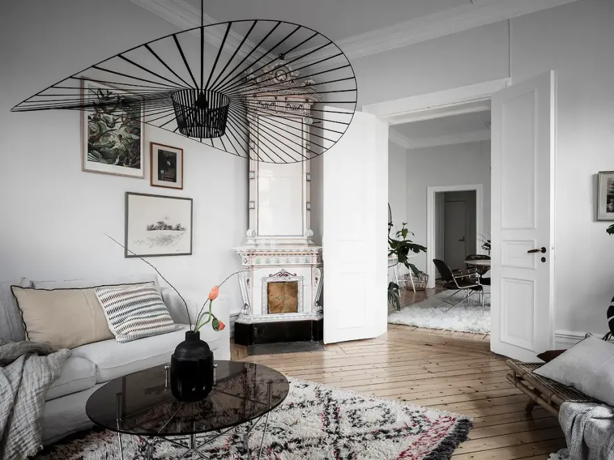 瑞典混搭风格公寓设计-4