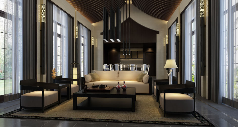 德清歌林小镇中式样板间-2