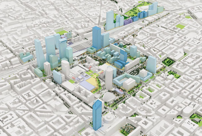 里昂帕迪厄区改造项目丨法国里昂丨AUC,Arep,MVRDV等-27