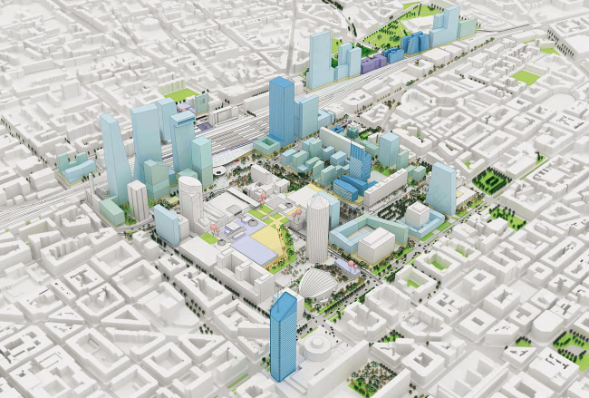 里昂帕迪厄区改造项目丨法国里昂丨AUC,Arep,MVRDV等-27