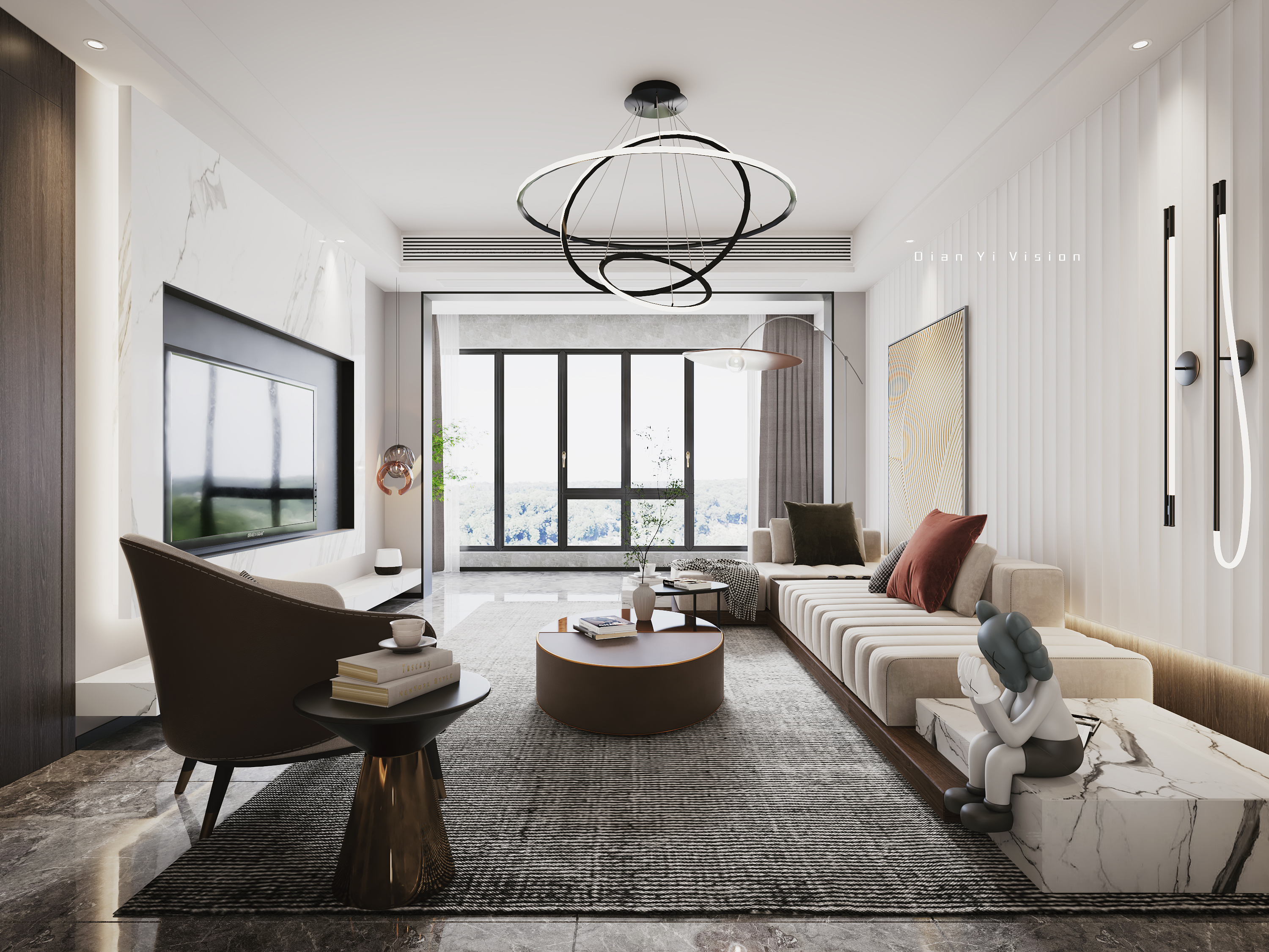 现代简约风平层设计-32