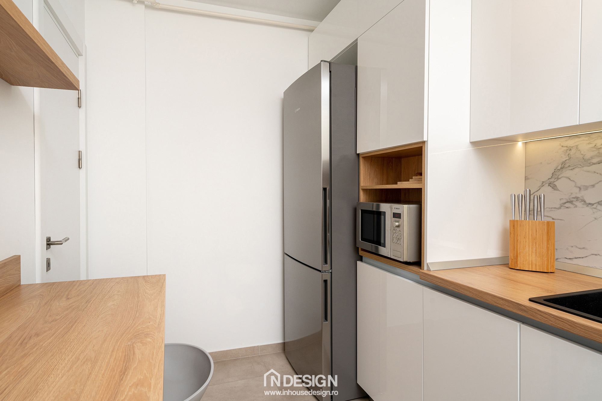 布加勒斯特91·5㎡三居室公寓斯堪的纳维亚风格装修丨罗马尼亚布加勒斯特丨In House Design-18