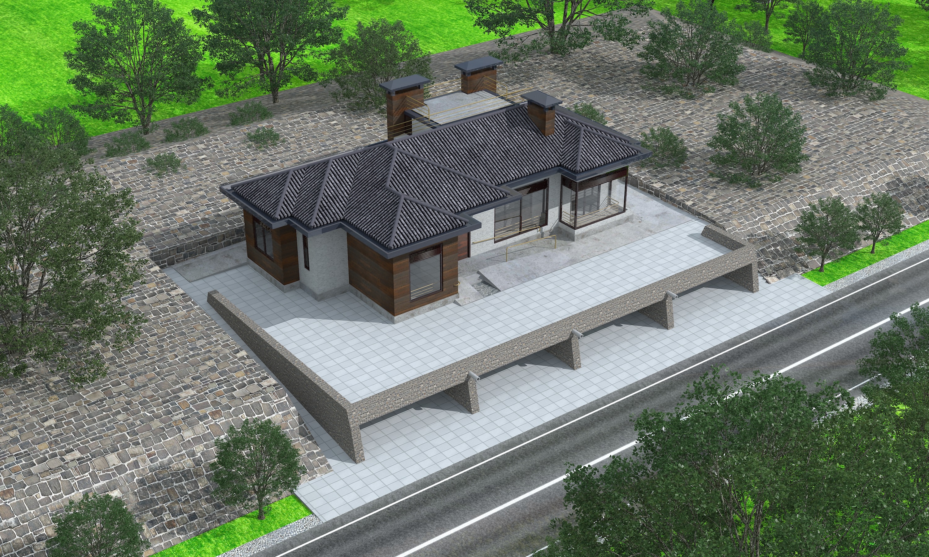 狮子座别墅设计-17