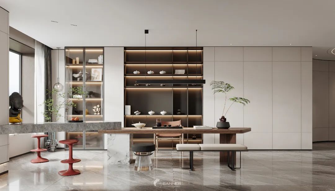 意式极简平层住宅设计丨中国延安丨赵振庭-25