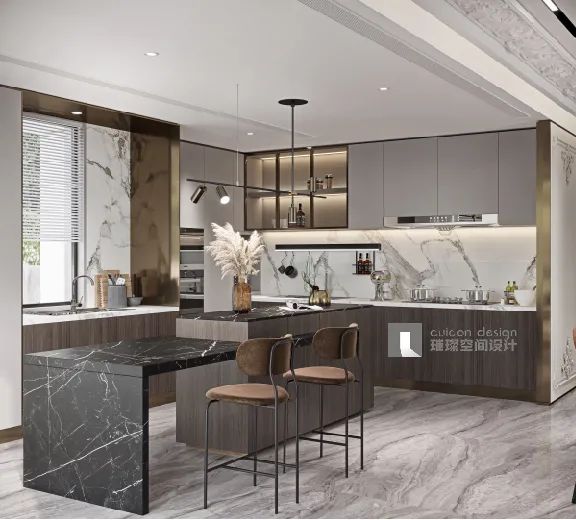 祥生·国玥公馆 法式轻奢现代空间设计丨璀璨空间设计事务所-15