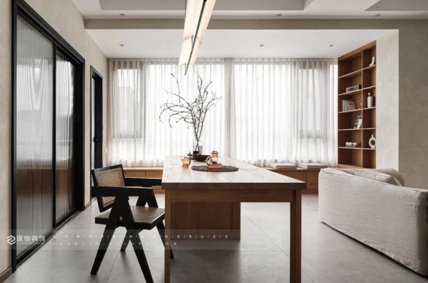 自然风御璟湖山复式住宅设计丨中国重庆丨重庆琢信装饰有限公司-4