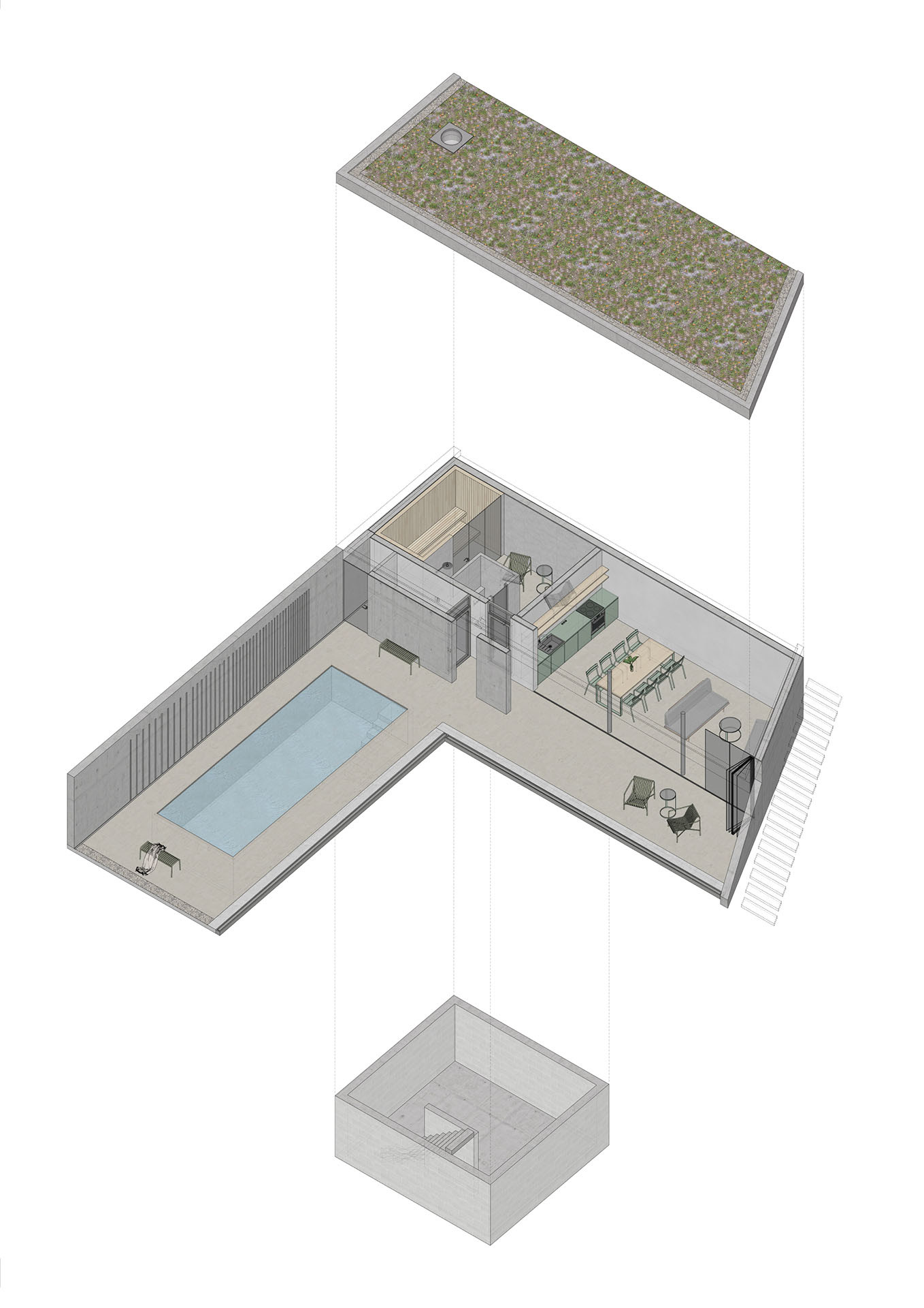 带夏季厨房和桑拿的花园小屋丨斯洛伐克丨Adam Lukačovič Architects-72