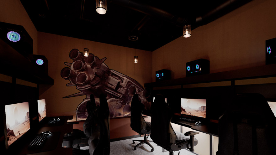 嘉拉伊太空休闲吧
注:Gala·y可能是个特定名称,嘉拉伊是根据读音音译,若有更合适的特定译法需根据具体上下文确定 丨俄罗斯彼尔姆丨Patriarch studio-24