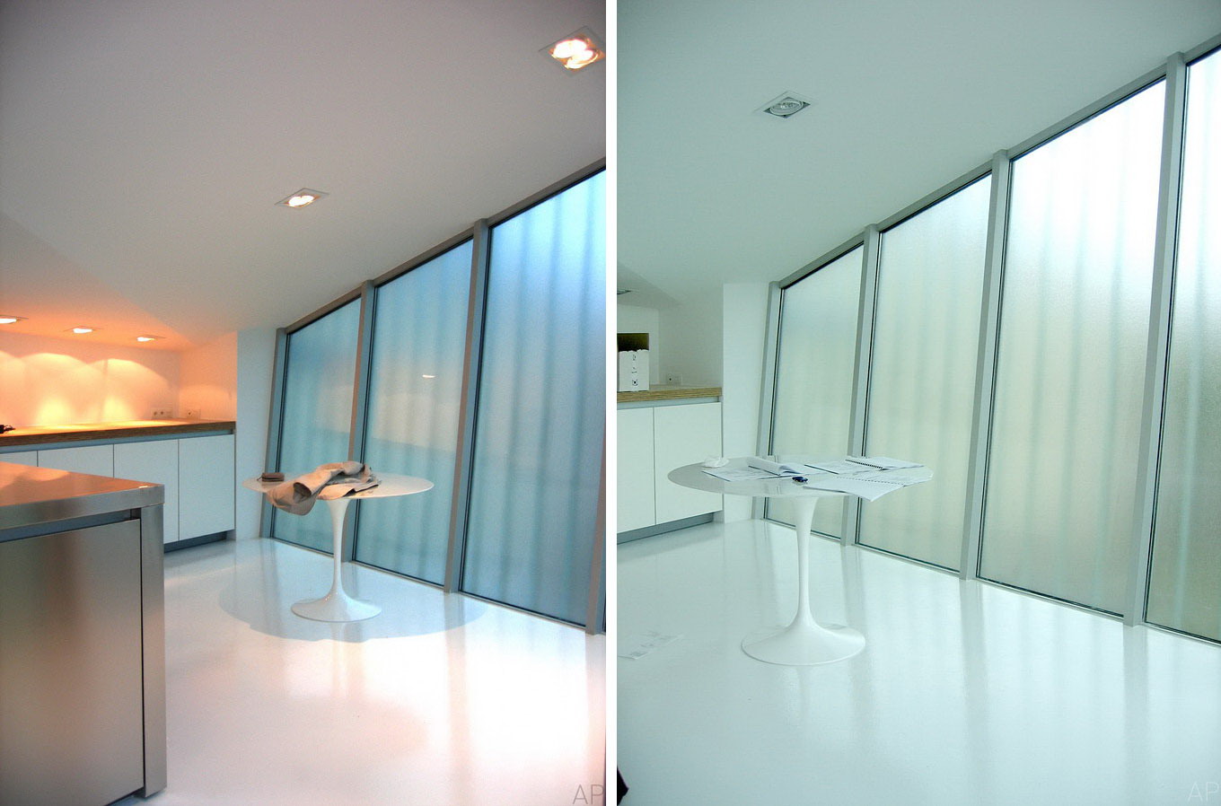 法国蒂永维尔玻璃木板住宅-16