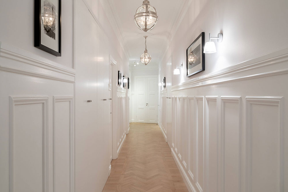 斯德哥尔摩优雅白色公寓,超大空间与精致装饰的完美结合-16