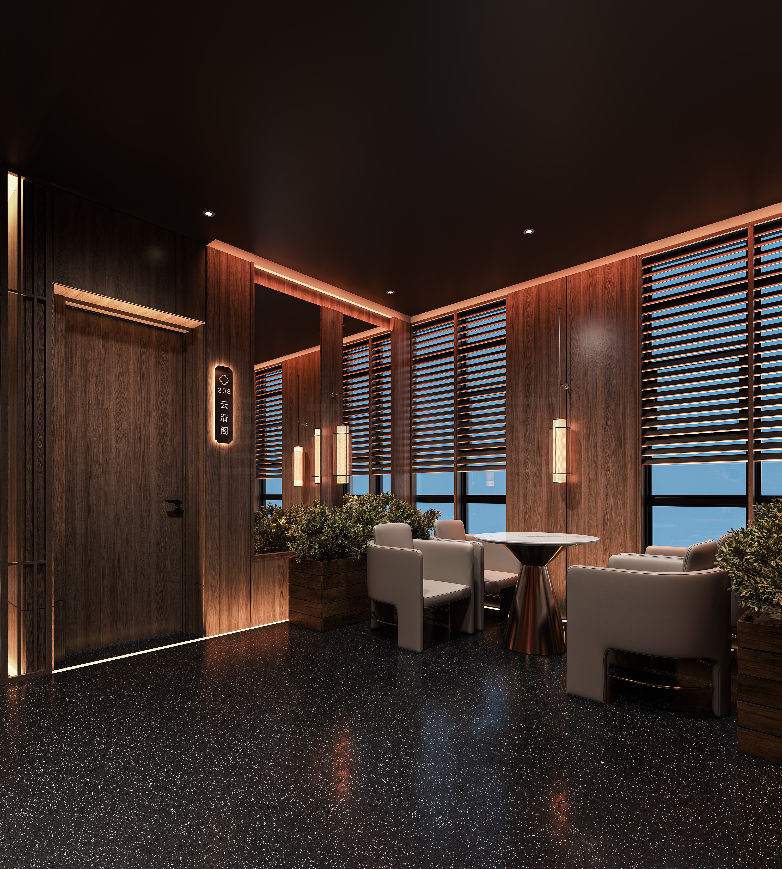 餐厅酒店  效果图-5