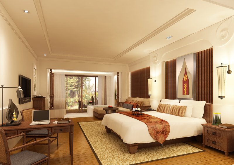 最新整理 西双版纳避寒皇冠假日度假酒店施工图+实景+效果2 61G-5-36