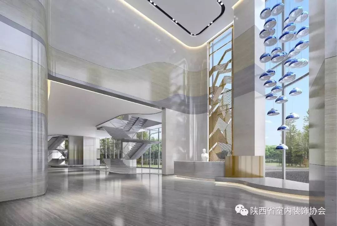 陕旅集团航天总部基地项目精装修设计——绿色科技人文空间-38