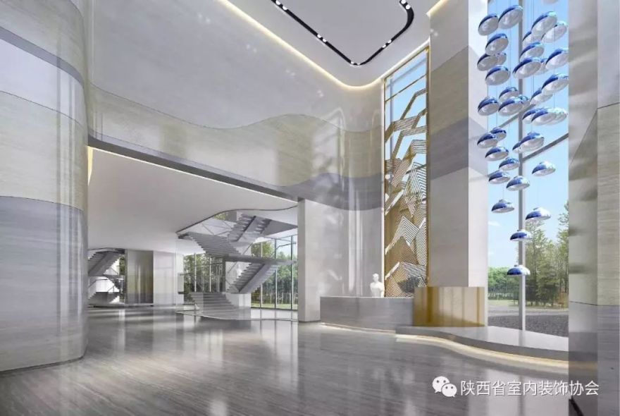 陕旅集团航天总部基地项目精装修设计——绿色科技人文空间-38