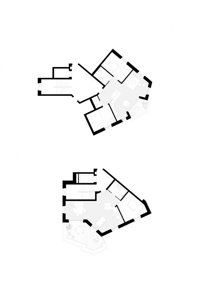 Chebbi Thomet Bucher Architektinnen AG丨zwei Neubauten Cadonau丨瑞士-25