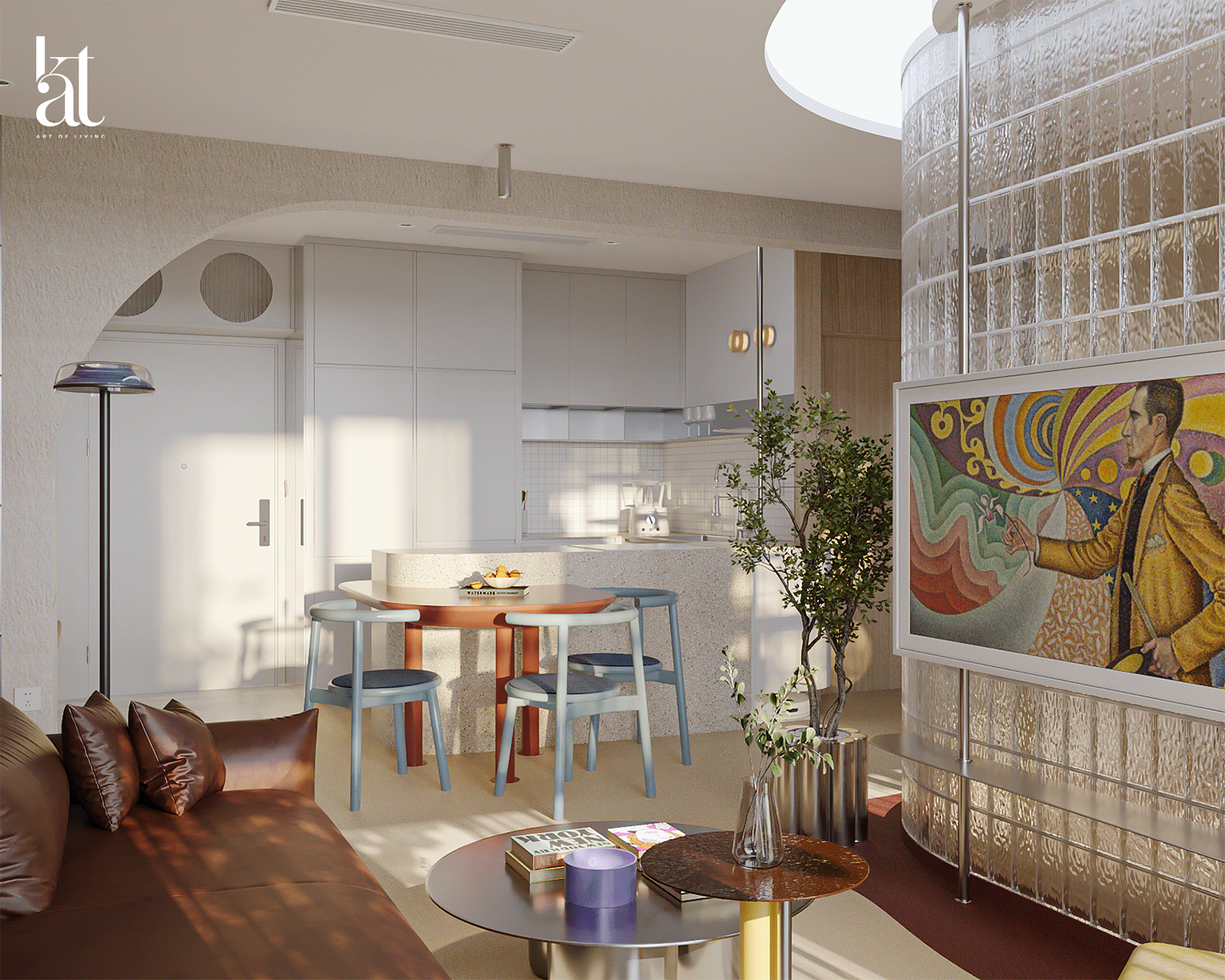 梦幻胶囊公寓丨Kat Studio（设计师Ciosce Nguyen）-16